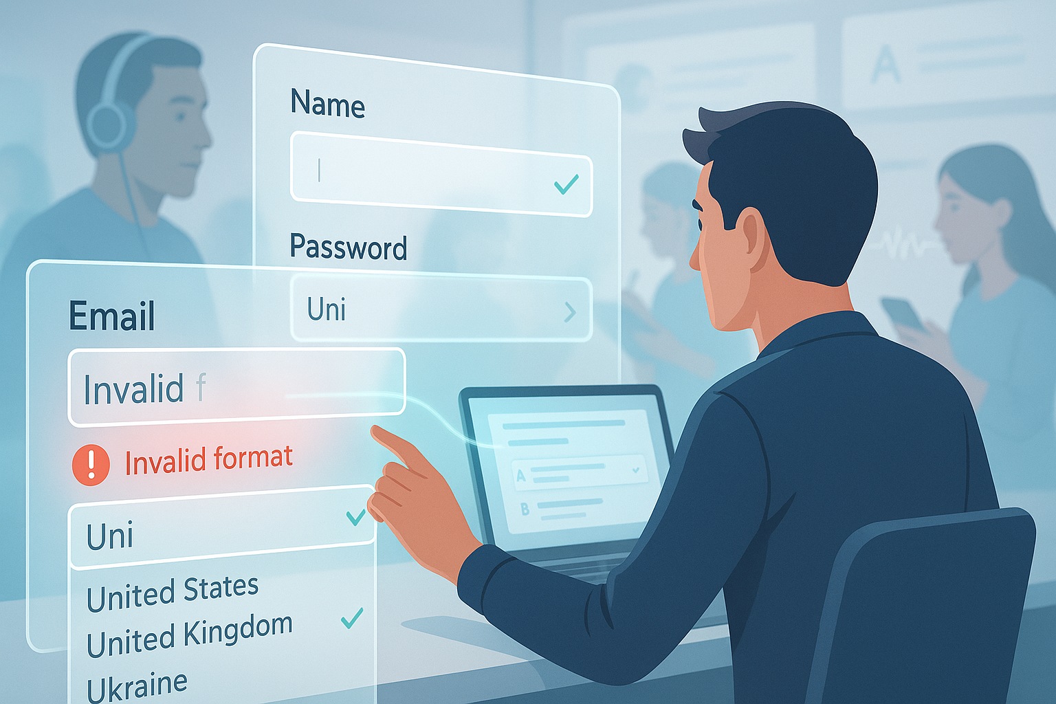 Designing Accessible Forms: Error Messaging and Inline Validation Patterns