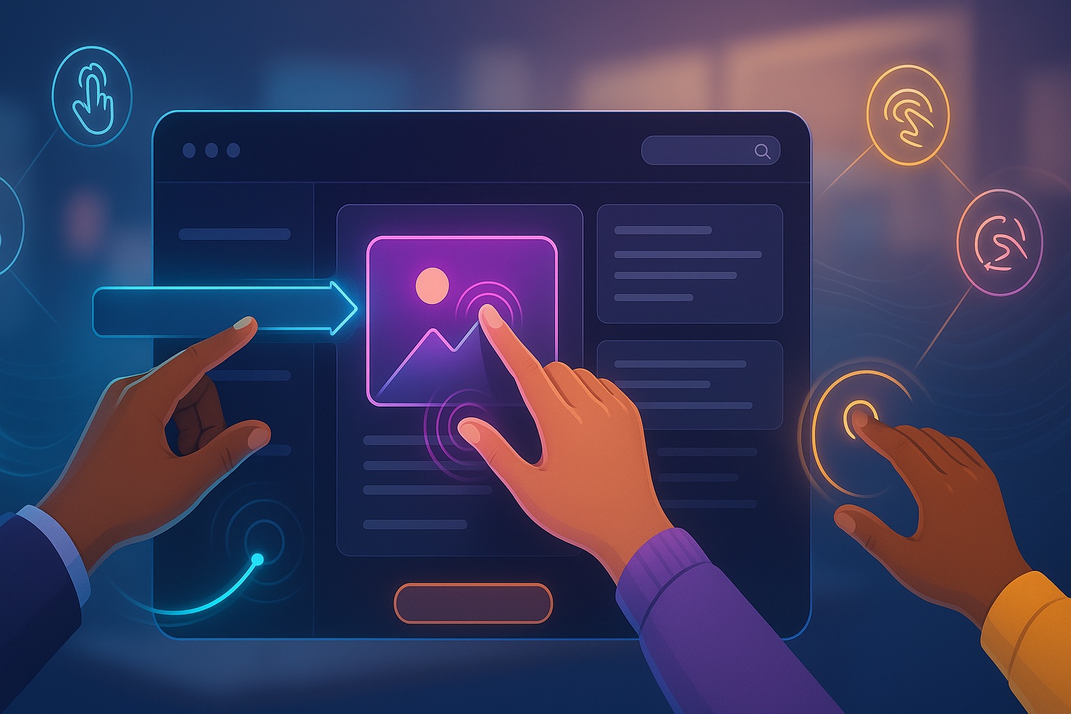 Gesture Navigation in Web Apps: Leveraging Touch and Motion for Delight