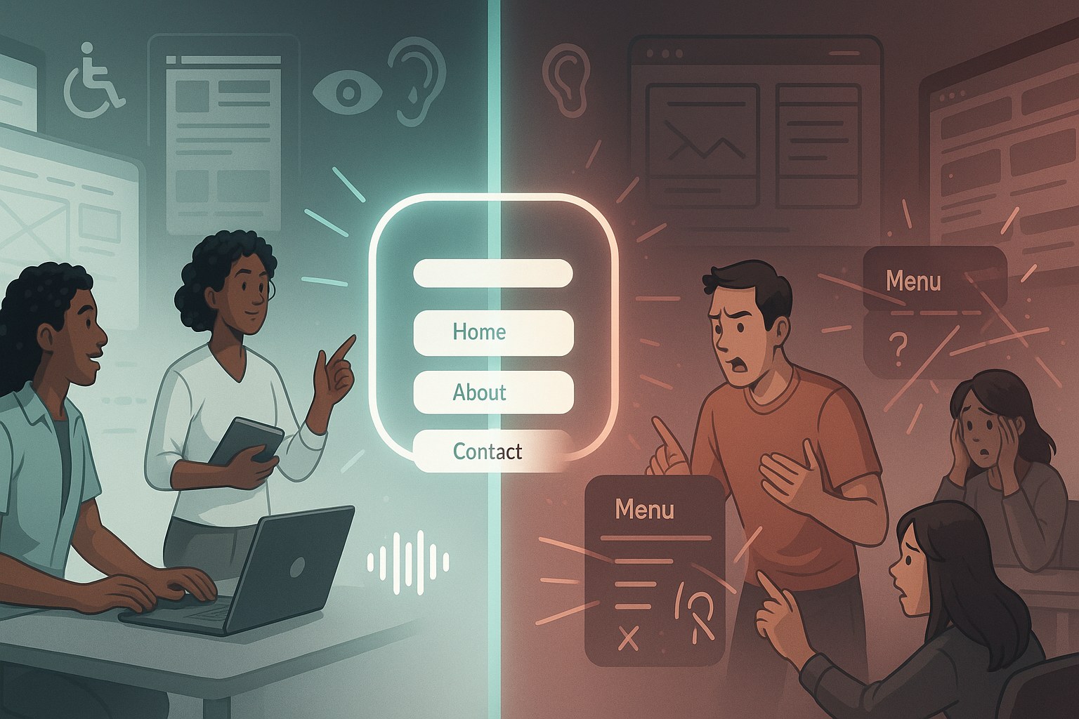 Inclusive Hamburger Menus: When to Use and When to Avoid